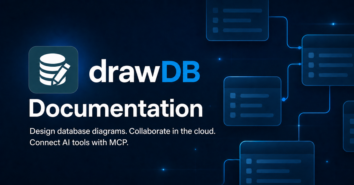 Create a database diagram | drawDB Docs